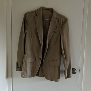 Khaki Unstructured SM Merona Blazer